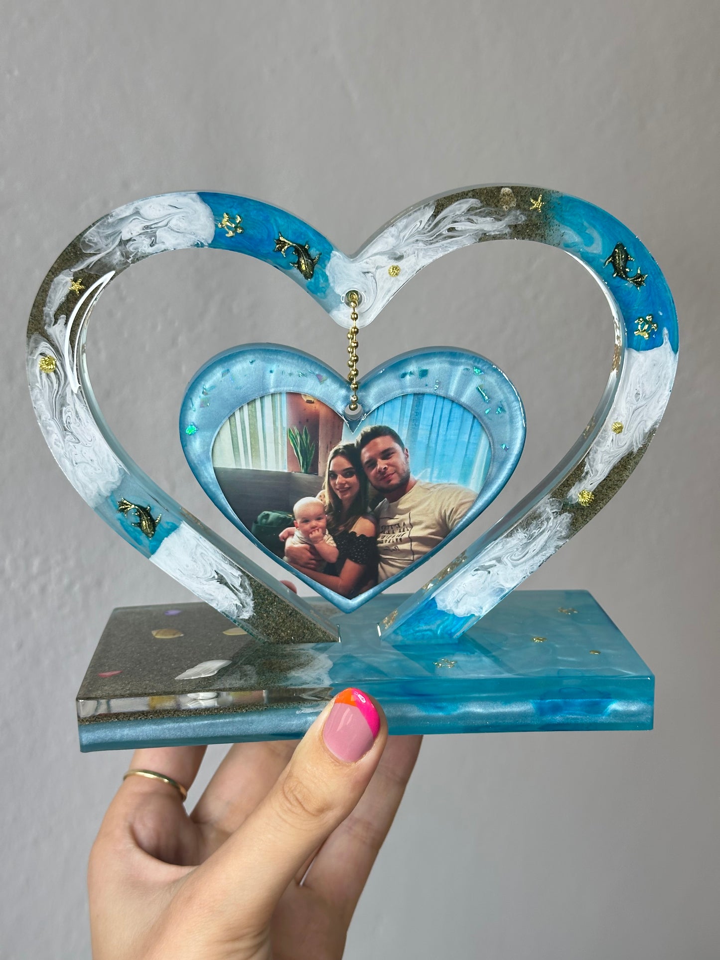 Portafoto Cuore Personalizzato