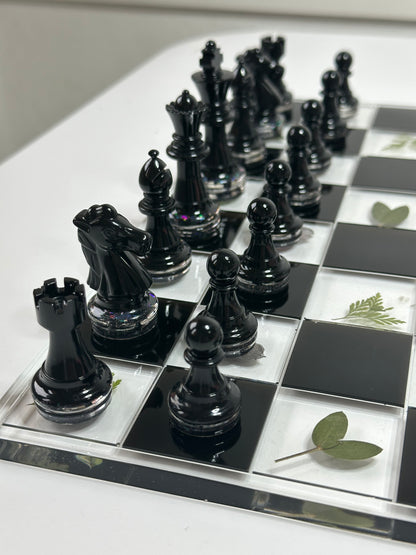 Scacchiera con Fiori veri essiccati